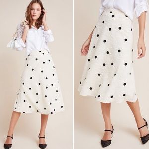 Anthropologie / Eri & Ali Ivory Skirt